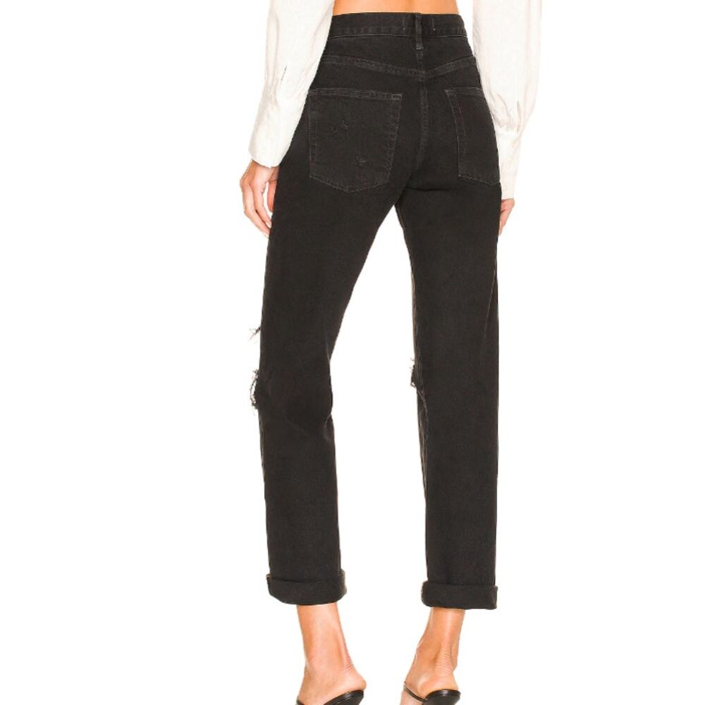 Free People We The Free Bren Boyfriend Jean Black 25 - Picture 6 of 6